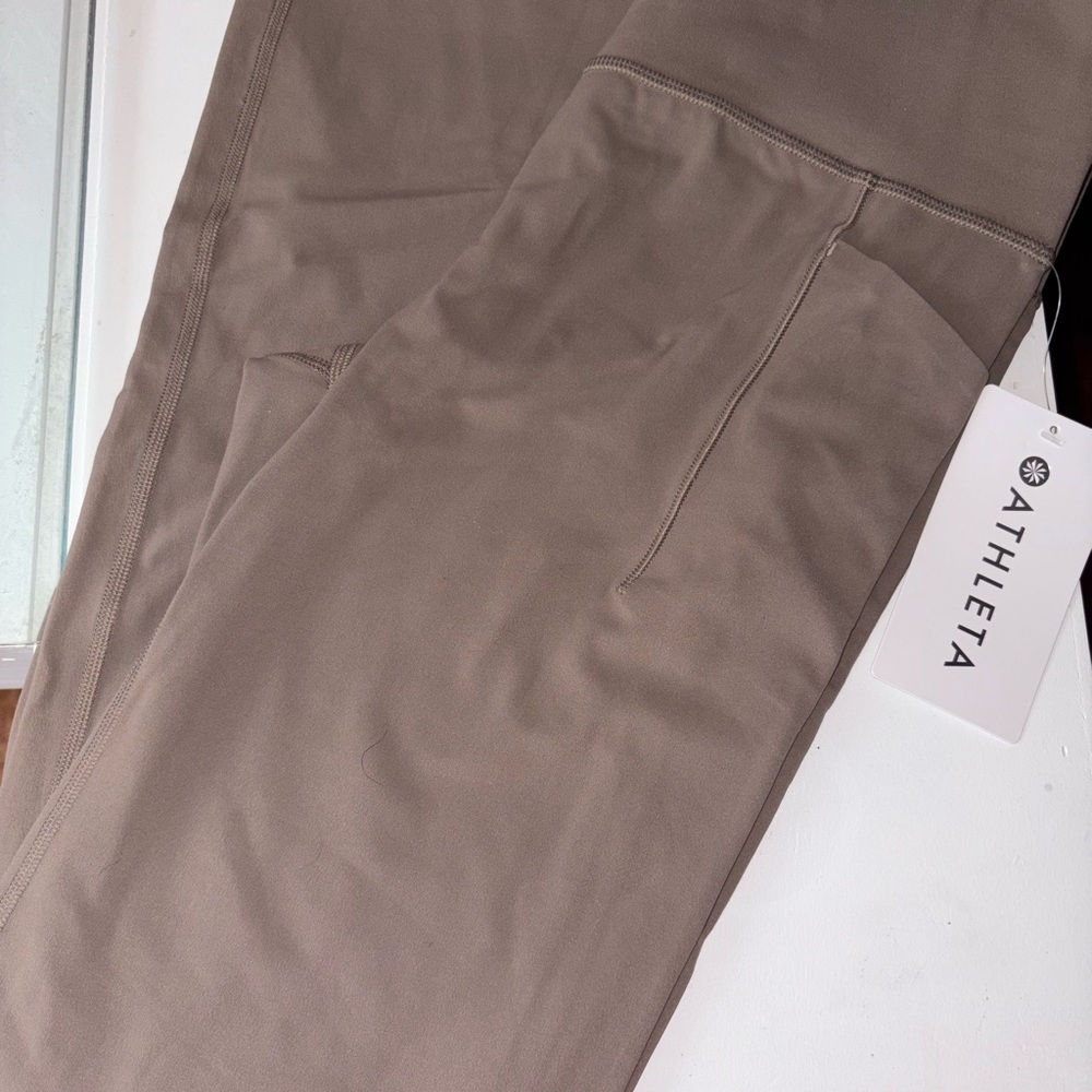 Salutation Stash Flare Pant - Taupe - Picture 2 of 2
